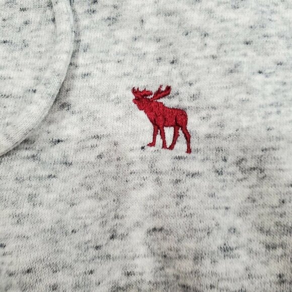 Abercrombie & Fitch Womens A&F Soft FLEECE Pullover Hoodie GRAY Sze MEDIUM - Picture 5 of 10